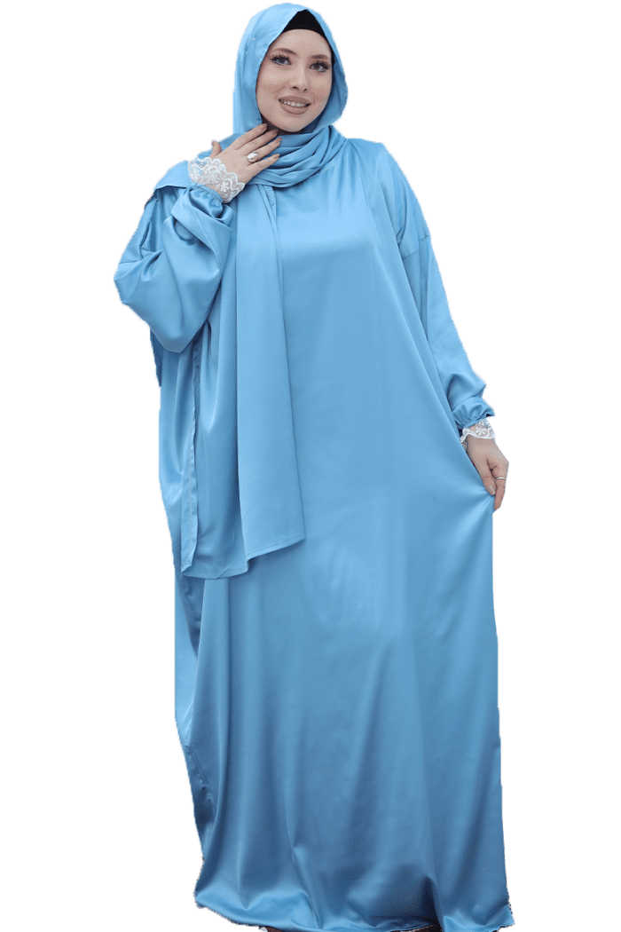 إسدال بطرحة متصلة