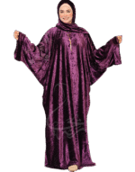 إسدال واسع بطرحة متصلة