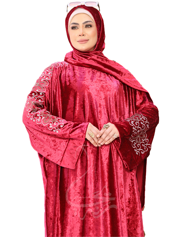 إسدال زهرة الشتاء – تصميم راقٍ من ريحانة