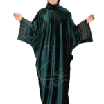 اسدال قطيفة شتوي مطرز أكمام